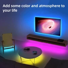NBBUFF Strisce luminose a LED RGB, da 1 a 30 metri, cambiano colore in sincronia con la musica, con telecomando a 44 tasti e controllo tramite app, con impostazione timer, luminosità regolabile, per camera da letto, soggiorno, sale giochi, cucina, illuminazione del soffitto, decorazioni per feste, regali per le vacanze
