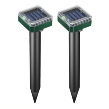 Solar Powered Ultrasonic Pest Repeller, Mosquito & Rodent Repelling Device With 600mAh Battery & Solar Panel - High Quality Yard Protection Against Moles, Gophers And Voles, Effective For 7-14 Days Of Continuous Use - Easy Installation, Durable Design, Suitable Outdoor Anti-Rodent Tool For Garden And Lawn - Multicolor - View 13