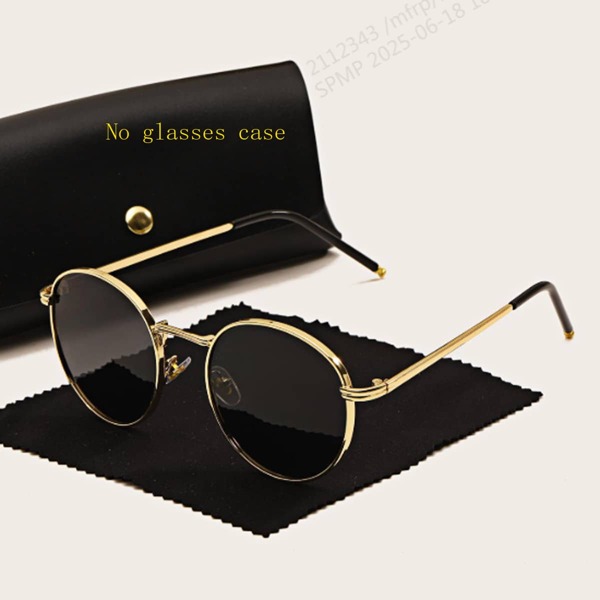 1 Pair Unisex Square & Oval Black Framed Fashion Glasses Suitable For Outdoor Street Shades Accessories For Summer Beach Vacation,Outdoor,Travel Back To School Fashionable Preppy School Look