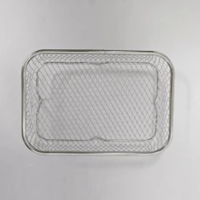 1pc Air Fryer Rack Accessories Grill Basket, 1 Layers, Stainless Steel Stackable Chicken Wings Air Fryer Accessories Toast Rack, Cooking Rack - Multicolor - View 6