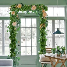 1 PIEZA/12 PIEZAS/24 PIEZAS Planta artificial de hojas de batata para decoración de fiestas de cumpleaños, bodas, como flores de novia, decoración del hogar, comedor, dormitorio, decoración de alféizar, decoración de San Valentín, Año Nuevo y jardín exterior
