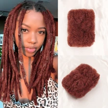 BingShang Extensiones de cabello humano Remy afro rizado y rizado, 100 % cabello humano que aporta volumen y longitud, extensiones de crochet para trenzas y rastas, 1 pieza de 25 cm, color negro n.° 27, n.° 4, n.° 99j, n.° 33, peinados protectores, peinado texturizado, cabello de alta calidad.