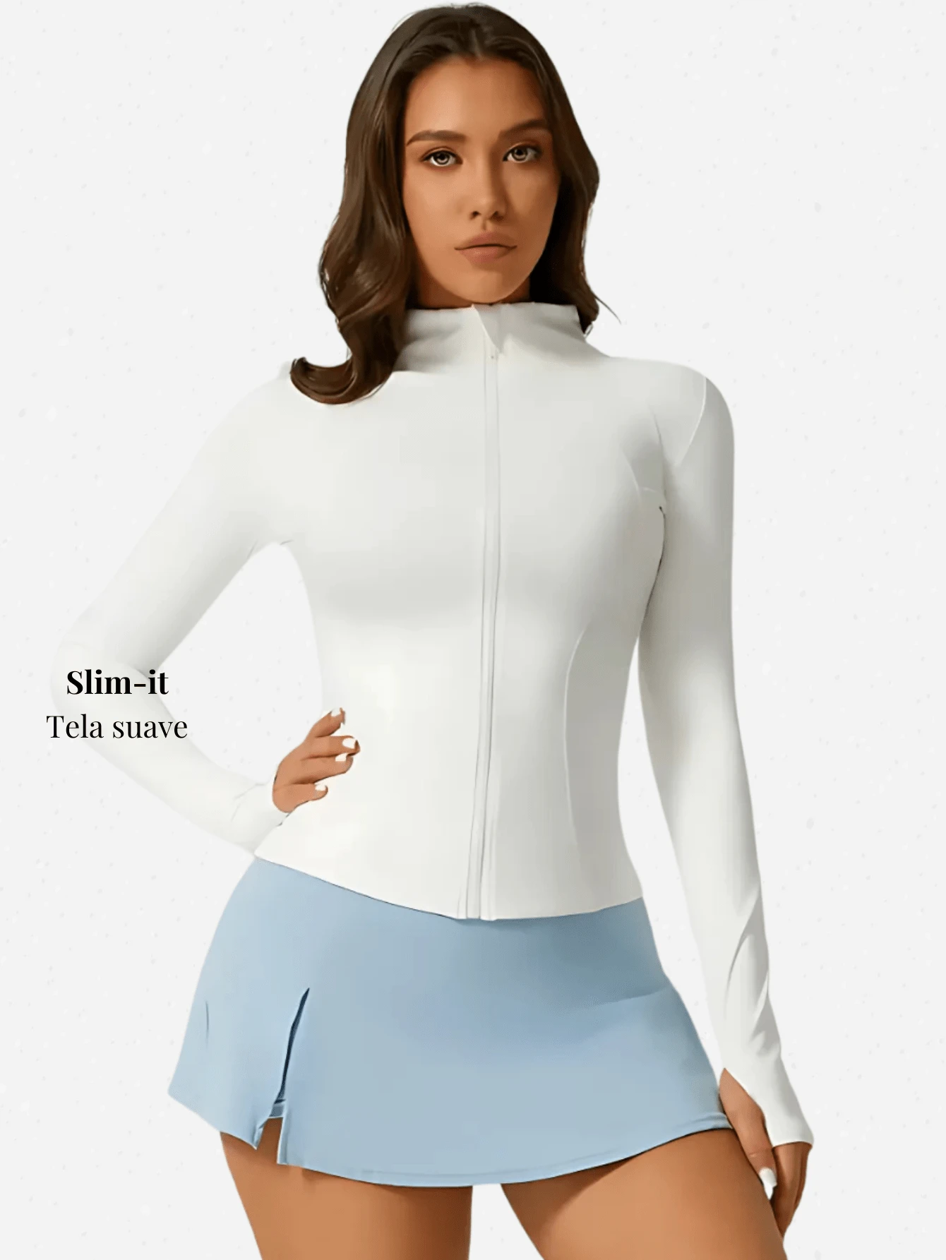 vetega Active & Fit Lightweight Jacket - White - View 1