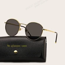 1 Pair Unisex Square & Oval Black Framed Fashion Glasses Suitable For Outdoor Street Shades Accessories For Summer Beach Vacation,Outdoor,Travel Back To School Fashionable Preppy School Look