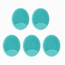 5pcs Silicone Face Cleaning Brush Set - Includes Facial Cleansing Brush And Exfoliating Cream For Deep Cleansing, Soft Brush For Blackhead And Pore Care, Comfortable & Gentle Massaging, Suitable For Baby Use