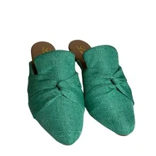 Women Flat Sandals - 綠色 - 查看 7