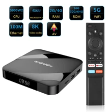 Q96 OHP A TV98 ATV W2 Android 14 TV Box 5G Dual Wifi6 TV HD 8K Video S905W2 Quad Core 4K 3D Voice Media Player 4GB 128GB Set Top Box