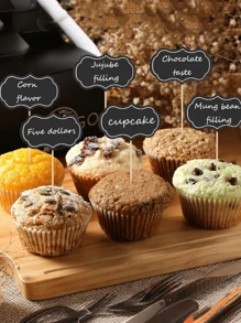 50pcs/Set Mini Blank Chalkboard Cheese Picks, Paperboard Cupcake Toppers, Food Buffet Label, Message Slate, Business Card Holder, Memo Label, Brand Number Table Price For Home, Restaurant, Party Signs, Dessert, Cake Toothpick, Wedding Party (Random Style)