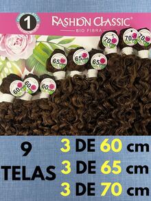 Carnival 70cm Fashion Classic Curly Hair Bio Vegetal - Hai tông màu - Xem 3