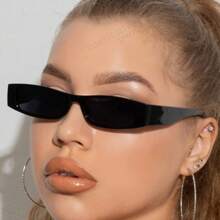 1 Stück Damen quadratische Retro kleine Rahmen quadratische Straßen-Stil Brille, Mode für Urlaub, Strand, Party, Reise, Geschenke zum Valentinstag, Weihnachten