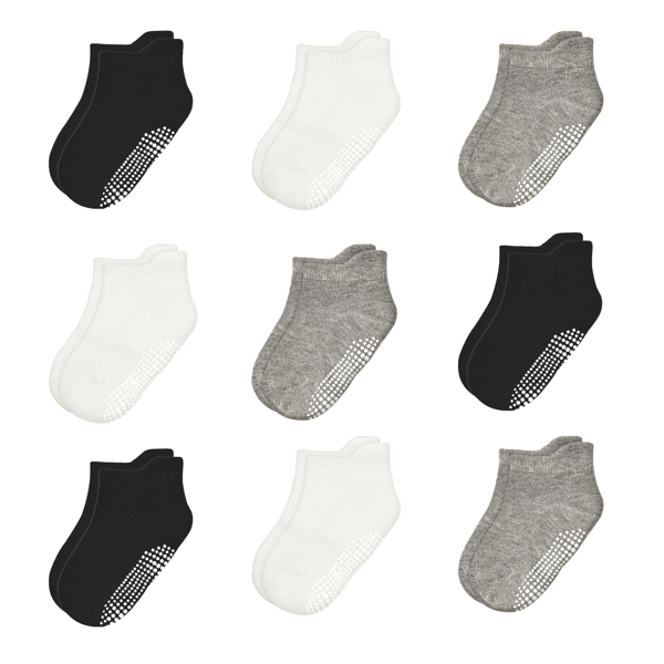 Baby Non Slip Grip Ankle Socks With Non Skid Soles For Infants Toddlers Kids Boys Girls,Tphon Non-Slip Baby Socks 12 Pairs Of Baby Children's Grip Socks For Boys Girls Non-Slip Ankle Socks 0-7 Years, Comfortable Breathable, Cheap Wear Resistant, Toddler Socks, Sports Socks, Boys Socks, Girls Socks, Non-Slip Material,