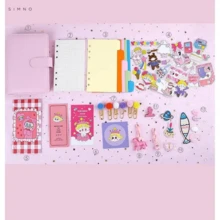 DIY Lined Journal Sketchbook Pocket Planner Girls Diary Cute Notepads Stationery Notebooks Journals School Office Supplies Christmas And Halloween Gift Idea,School Supplies,Back To School - Multicolor - View 11