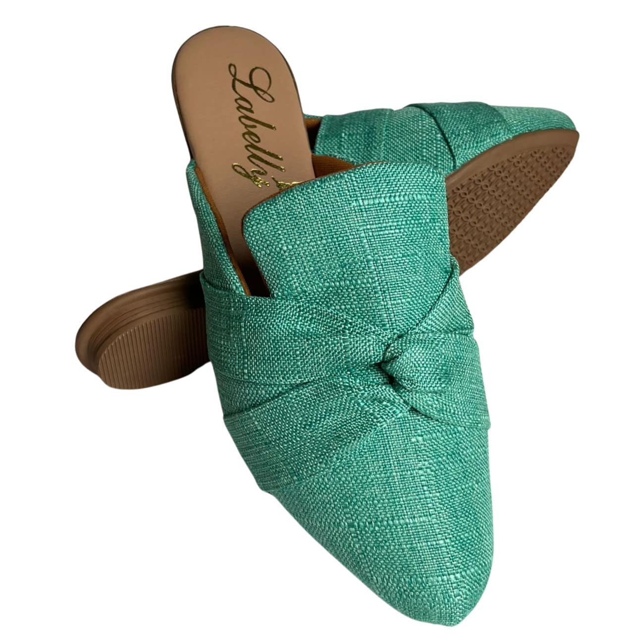 Women Flat Sandals - 綠色 - 查看 1