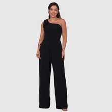 Women's Long Jumpsuit, Pantaloons With Elastic Back And Padded For All Occasions - 黑色 - 查看 5