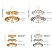 1 khay đựng trái cây kiểu Châu Âu tối giản, giá đựng bánh sang trọng, khay đựng tráng miệng, bàn cà phê phòng khách, khay đựng trái cây khô, khay đựng trái cây sáng tạo. - Nhiều màu - Xem 8