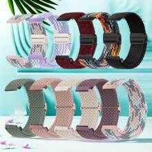 2 piezas Correa magnética universal de 18mm, 20mm, 22mm + Correa con cierre de gancho y bucle compatible con Samsung Galaxy Watch 7 6 5 4 /Garmin Venu Venu2 Venu3 Venu3S, Brazaletes de repuesto de nailon trenzado de liberación rápida compatibles con Garmin Vivoactive5 4/Vivoactive 4s/Forerunner245 645 255 265 255S 265S/Hua Wei Watch GT5 GT4 GT3 GT2 GT/Watch 4/4pro/Amazfit BIP6 BIP5 GTR4 GTR3 GTS4 GTS3/GTR Mini/Pop Pro/Xiao Mi Watch S4 S3 S2 Accesorios de reloj inteligente