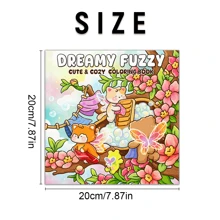 Fantasy Wald: Ein süßes und gemütliches Malbuch für Erwachsene und Jugendliche mit bezaubernden Tieren in magischen Szenen zur Stressreduktion, Schulmaterial, Schulanfang