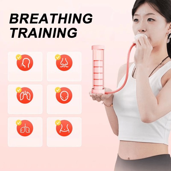 KIMHOME Breathing Ab Trainer Pro: Core Strength, Lung Capacity & Pelvic Floor Toning Device For Abs, Waist & Face