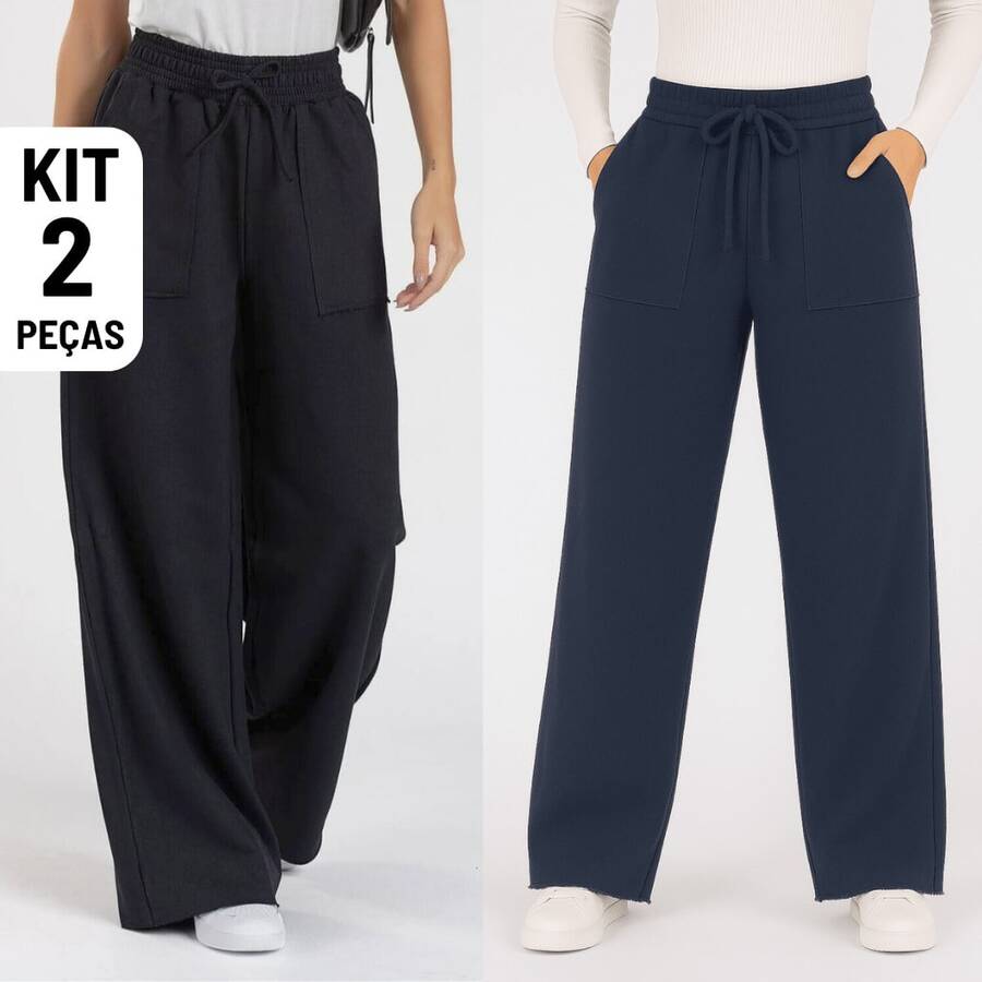 Kit 2 Women's Sweatpants - 查看 1
