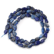 Aproximadamente 45 piezas de cuentas de piedra ovaladas asimétricas naturales surtidas, cuentas sueltas de cristal de ágata vintage de estilo informal para hacer joyas, pulseras, collares, colgantes y decoración