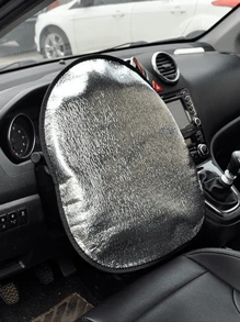 Parasol pliable réfléchissant pour le pare-brise de la voiture, parasol pare-soleil de taille reine protecteur anti-UV