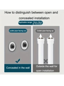 1pc Classic Bathroom Faucet - Dual Hot & Cold Water Mixer, Wall-Mounted For Sink, Shower, And Bathtub