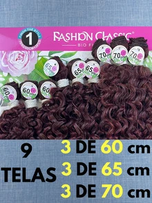 Carnival 70cm Fashion Classic Curly Hair Bio Vegetal - 酒紅色 - 查看 3