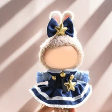 [Solo abbigliamento] Vestiti per bambole compatibili con le bambole da 17 cm, abiti per vestire, gonna da principessa carina, per bambole labubu, Sakura, Judy, regalo per il ritorno a scuola, collezione estiva