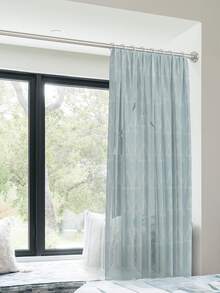 1 件可调节不锈钢窗帘杆，张力浴帘杆，可扩展窗帘杆，用于晾晒衣物，无需钻孔安装，适合卧室、浴室、阳台、衣柜、户外晾衣架浴室装饰 - 銀色 - 查看 9