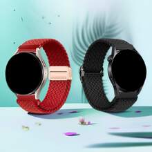 2 件 18mm20mm22mm 通用弹性编织环带兼容三星 Galaxy Watch 7 6 5 4 /Garmin Venu Venu2 Venu3 Venu3S 表带，适合女性和男性，快速释放运动磁性表带替换手链兼容 Garmin Vivoactive5 4/Vivoactive 4s/Forerunner245 645 255 265 255S 265S/华为手表 GT5 GT4 GT3 GT2 GT/Watch 4/4pro/Amazfit BIP6 BIP5 GTR4 GTR3 GTS4 GTS3/GTR Mini/Pop Pro/小米手表 S4 S3 S2 智能手表配件