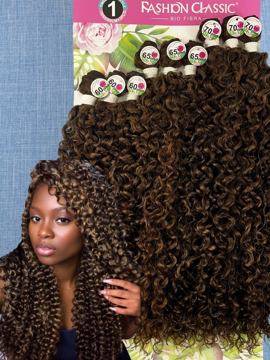 Carnival 70cm Fashion Classic Curly Hair Bio Vegetal - Hai tông màu - Xem 1