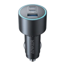anker 充電器A2737 高效率滿電 小巧便攜 穩固充電 167.5W車用三口快充充電器 藍色 - 藍色 - 查看 1