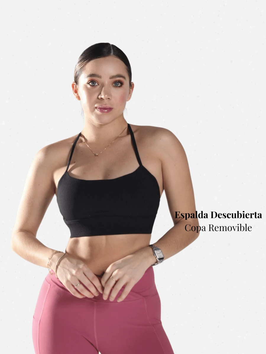 Women Sports Bras - Black - View 1