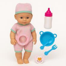 Muñeca "Cute Baby" con Accesorios – Juguete Interactivo para Niñas - Rosa Pálido - Ver 1