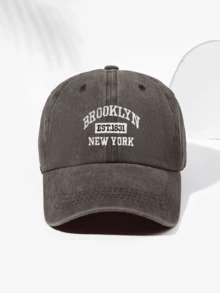 1 件男女通用布鲁克林 EST1631 纽约刺绣复古棒球帽，透气，个性化极简主义，适合嘻哈、户外、运动、徒步旅行、日常穿着，可调节，时尚百搭，节日礼物 - A - 查看 9