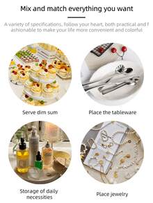 小木托盘底农舍浴室装饰，浴室皂盒，洗脸盆托盘适用于梳妆台，柜台，水槽相思木托盘，简约自然风格家居装饰，收纳/摆放木托盘，寿司托盘，蛋糕托盘，面包托盘，咖啡托盘，茶具托盘，烧烤托盘，肥皂托盘，毛巾托盘，首饰托盘，烛台托盘，香薰椭圆，花瓶托盘，珠宝托盘，适用于浴室，洗脸盆，梳妆台，花园，多肉植物，收纳托盘，适合家庭，户外野餐，餐厅使用，圣诞节 - 黃色 - 查看 9