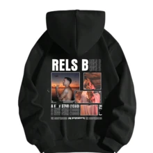 SUDADERA PARA HOMBRE  CON ESTAMPADO DE RELS B - Albaricoque - Ver 3