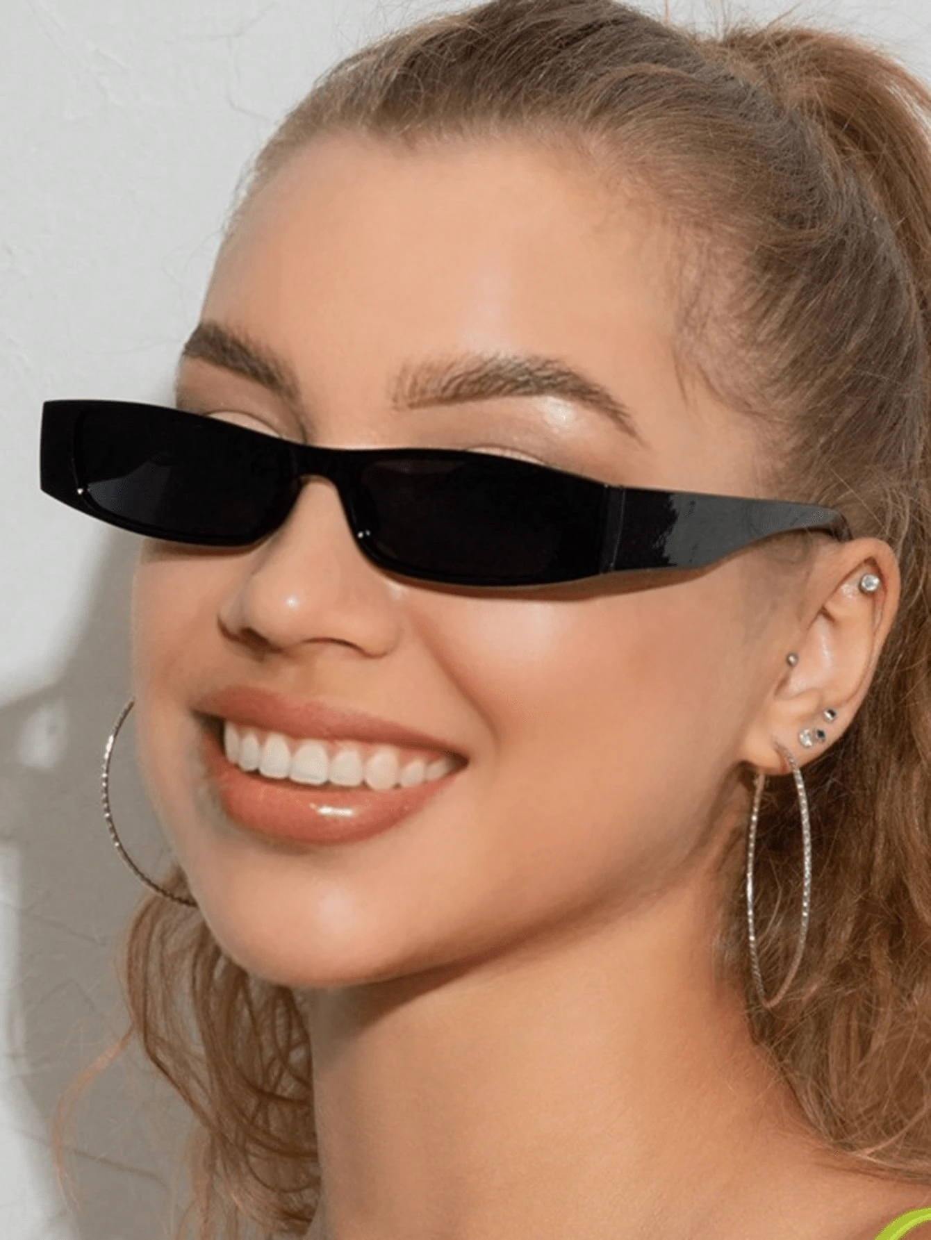 1 件，女士复古小方框时尚眼镜，时尚的 Ins 风格街头摄影眼镜，适合节日、休闲、海滩、派对、旅行、情人节、圣诞节礼物学院风，适合返校矩形形状，矩形形状色调