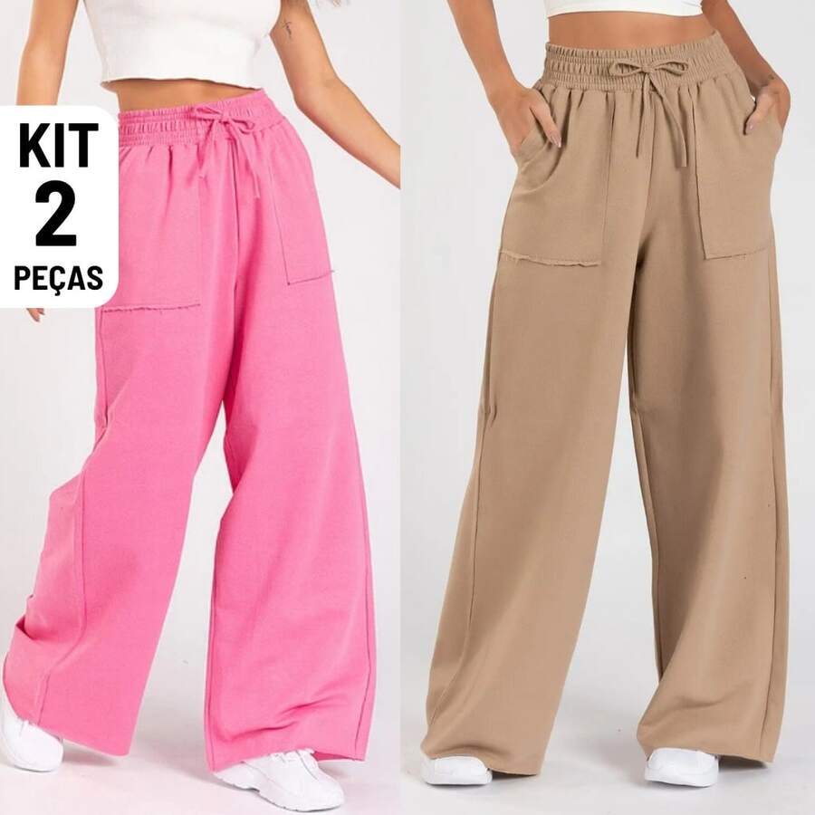 Kit 2 Women's Sweatpants - Xem 1
