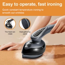 SOKANY2130 Mini Handheld Garment Steamer, Portable Clothes Iron, Home Use Convenient Electric Iron With Steaming Brush - EU E Type Plug(220-240V) - View 2