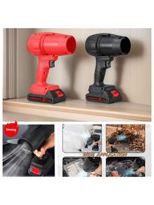 High-Efficiency Powerful Turbo Fan Duct Cordless Strong Blow Dryer Handheld Fan, With A Turbine Jet Blow Dryer At 200,000 Revolutions Per Minute, Strong Airflow Of 1300G, Turbo Drying Vehicle Dryer, Lawn Care Blow Dryer, Snow Blower, For Yard Cleaning - Multicolor - View 3