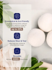 3pcs Reusable Laundry Balls, Washing Machine Laundry Balls, Dryer Balls, Fabric Softener Balls, Laundry Dryer Balls, Anti-Wrinkle Washing Balls, Cleaning Supplies, Household Tools - Multicolor - View 5