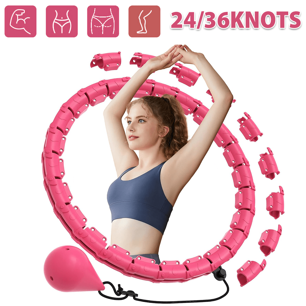 Smart Hula Hoop Massage Fitness Reifen 24-36 Teile Gummiballgewicht Hoola Hoops