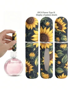 Flacone di profumo ricaricabile da 5ml con motivo leopardato, atomizzatore di alta qualità, bottiglia spray per profumo da viaggio portatile