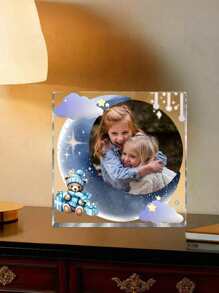 定制亚克力照片展示块，个性化母亲节礼物送给妈妈，独立亚克力照片块，送给爸爸妈妈的礼物，庆祝所有特殊场合，多功能礼物，表达您对返校的衷心感谢