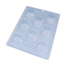 Heart Shaped Candy Mold - Code: 240 BWB - Special 3-Part Mold - FINE SWEETS - 藍色 - 查看 2