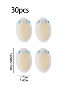 30pcs High Heel Invisible Anti-Friction Heel Protector Pads, Random Color
