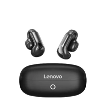 Lenovo EA400 Air-Sensing-Ohrclip-Kopfhörer Knochenleitung Kein Schwitzen beim Training Bluetooth 5.4 Verlustfreies Musikhören Kompatibel mit Apple, Huawei, Xiaomi und OPPO Schwarz