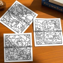 Fantasy Wald: Ein süßes und gemütliches Malbuch für Erwachsene und Jugendliche mit bezaubernden Tieren in magischen Szenen zur Stressreduktion, Schulmaterial, Schulanfang