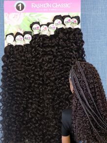 Carnival 70cm Fashion Classic Curly Hair Bio Vegetal - Dark Brown - View 1